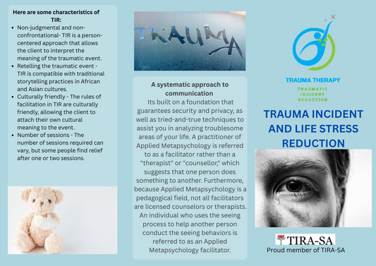 TRAUMA & LIFE STRESS REDUCTION FACILITATING - CORMAN OLIVIER